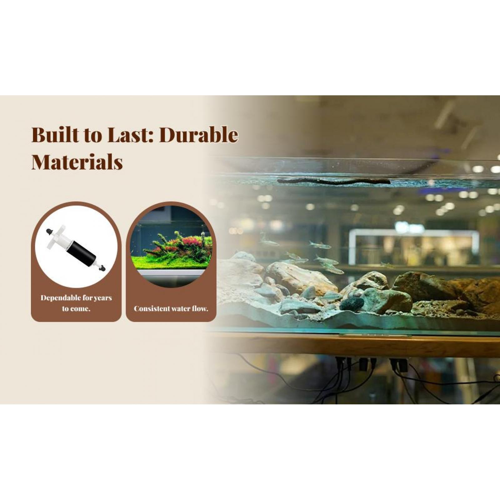 Fish Tank Filter Aquarium - Pond Pump Replacement Impeller for Aquarium