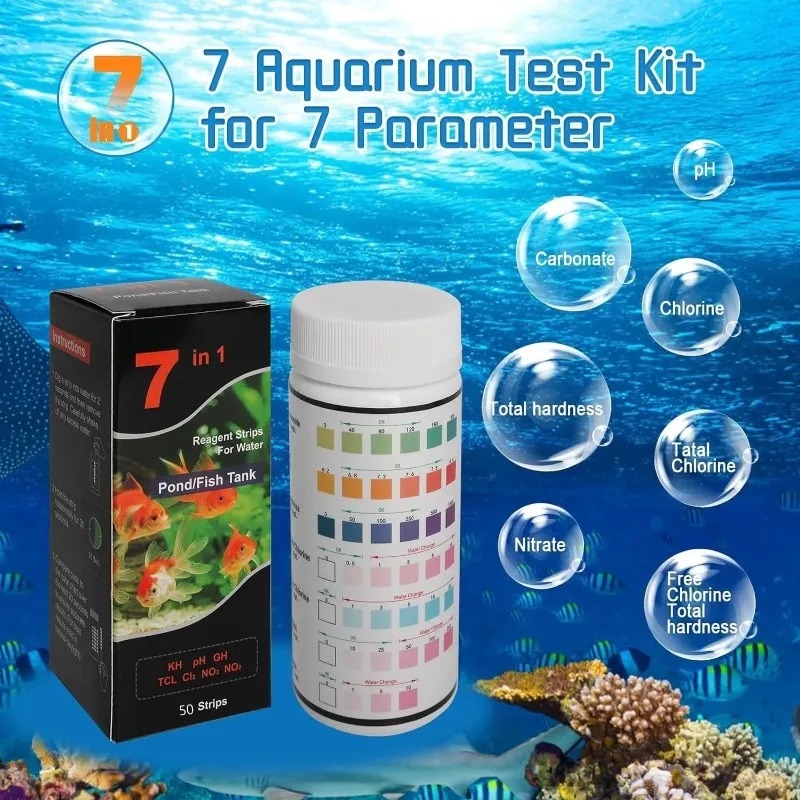 Aquarium Test Strips Fish Tank - đánh giá và giá Aquarium Test Kit