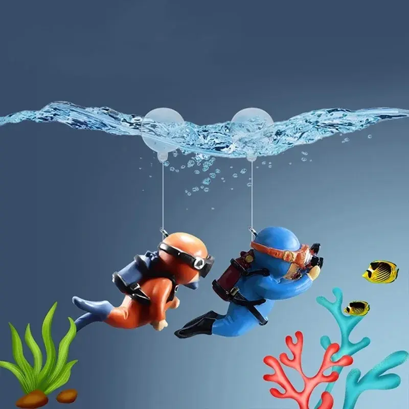 Fish Tank Diver Ornaments Land - đánh giá và giá Aquarium Fish Popular