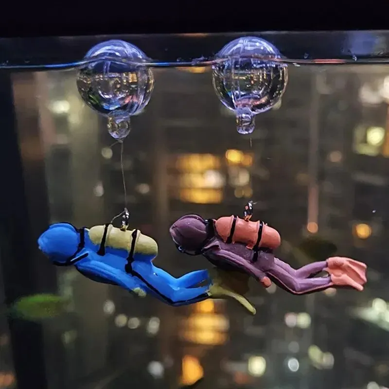 Fish Tank Diver Ornaments Land - đánh giá và giá Aquarium Fish Popular