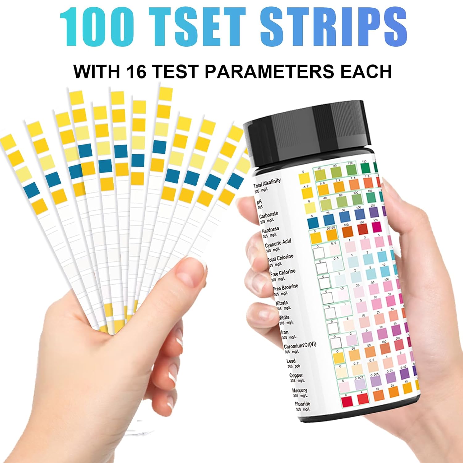 16-in-1 Water Test Kit Strips, - đánh giá và giá Aquarium Test Kit