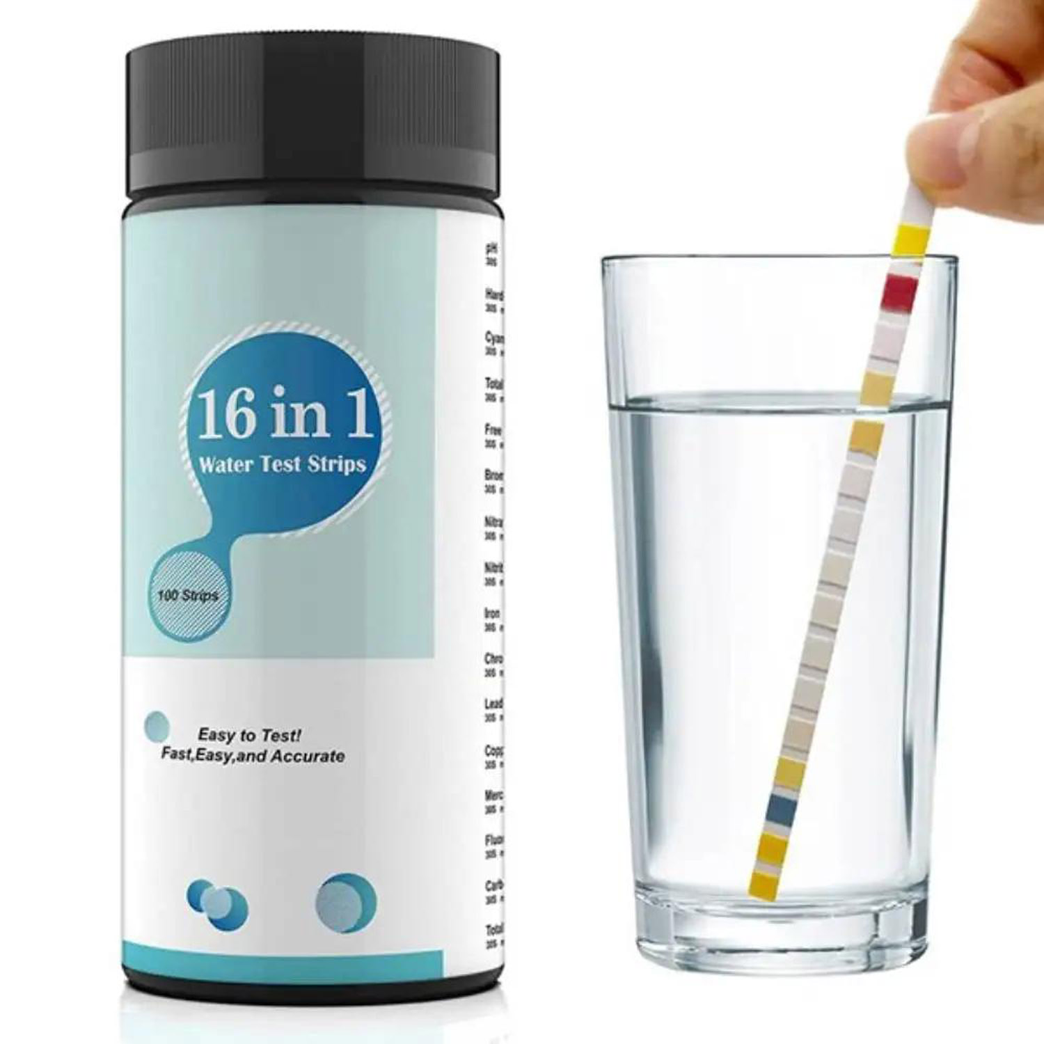 16-in-1 Water Test Kit Strips, - đánh giá và giá Aquarium Test Kit